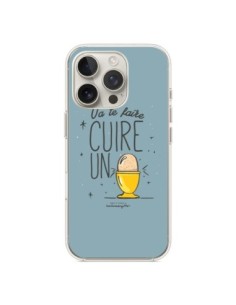 Coque iPhone 16 Pro Va te faire cuir un oeuf gris -...
