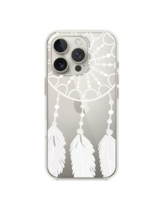Coque iPhone 16 Pro Attrape Rêves Blanc Dreamcatcher...