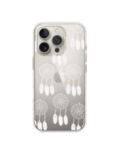 Coque iPhone 16 Pro Attrape Rêves Blanc Dreamcatcher Mini...