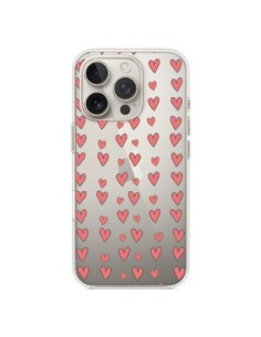 Coque iPhone 16 Pro Coeurs Heart Love Amour Rouge...