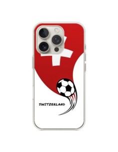 Coque iPhone 16 Pro Equipe Suisse Switzerland Football -...