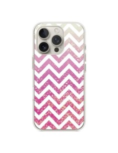 Coque iPhone 16 Pro Chevron Pixie Dust Triangle Azteque -...
