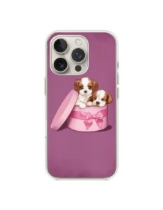 Coque iPhone 16 Pro Chien Dog Boite Noeud - Maryline...