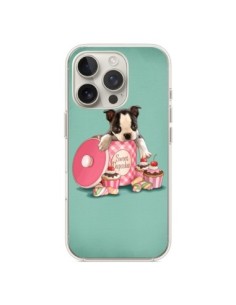 Coque iPhone 16 Pro Chien Dog Cupcakes Gateau Boite -...