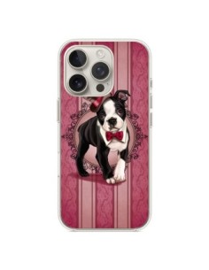 Coque iPhone 16 Pro Chien Dog Gentleman Noeud Papillon...
