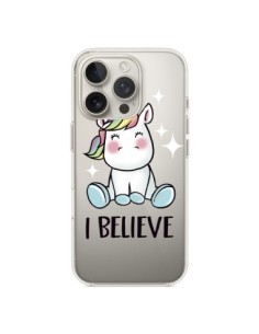iPhone 16 Pro Case Unicorn I Believe Clear - Maryline...