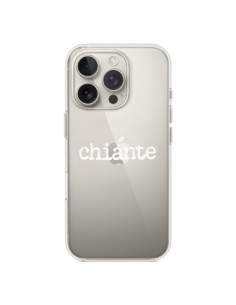 Cover iPhone 16 Pro Chiante Bianco Trasparente - Maryline...