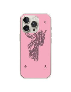 Coque iPhone 16 Pro God Pink Drake Chanteur Jeu Cartes -...