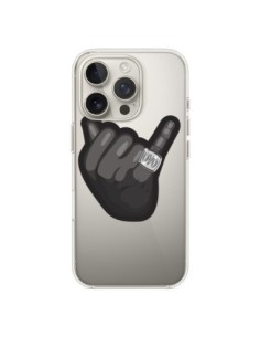 Cover iPhone 16 Pro OVO Ring bague Anello Trasparente -...