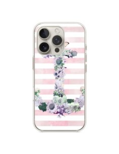 iPhone 16 Pro Case Ancora Marina Pink Flowers - Monica...
