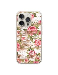 Coque iPhone 16 Pro Eco Love Pattern Bois Fleur -...