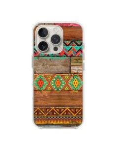 Coque iPhone 16 Pro Indian Wood Bois Azteque - Maximilian...