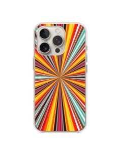 Coque iPhone 16 Pro Horizon Bandes Multicolores -...