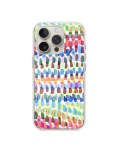 Cover iPhone 16 Pro Artsy Strokes Stripes Colorate -...