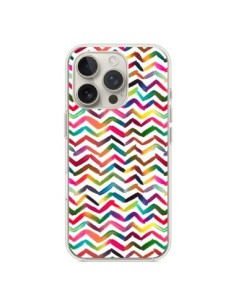 iPhone 16 Pro Case Chevron Stripes Multicolor - Ninola...