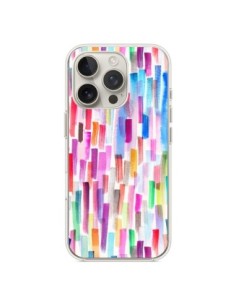 Cover iPhone 16 Pro Colorful Brushstrokes Multicolore -...
