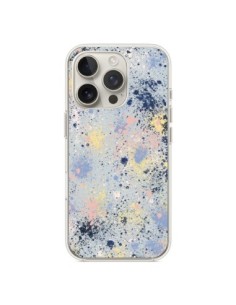 Cover iPhone 16 Pro Gradient Watercolor Lines Blu -...
