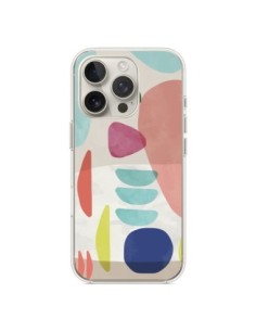 Coque iPhone 16 Pro Moody Geometry Multi White - Ninola...