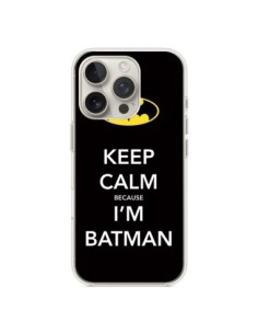 iPhone 16 Pro Case Keep Calm because I'm Batman - Nico