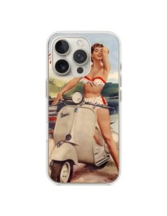 Coque iPhone 16 Pro Pin Up With Love From Monaco Vespa...