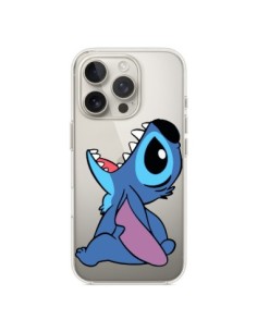 Coque iPhone 16 Pro Stitch de Lilo et Stitch Transparente
