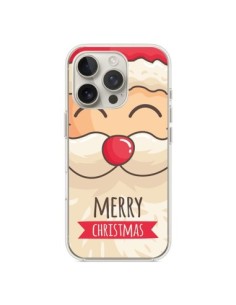 Cover iPhone 16 Pro Baffi di Babbo Natale Merry Christmas...