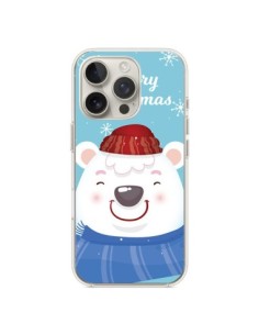 iPhone 16 Pro Case Bear White from Christmas Merry...