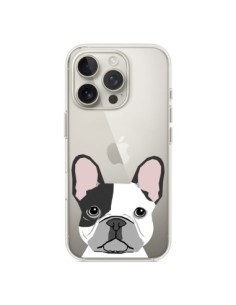 Cover iPhone 16 Pro Bulldog Francese Cane Trasparente -...