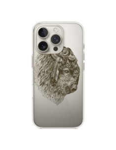 Cover iPhone 16 Pro Bufalo Bisonte Trasparente - Rachel...