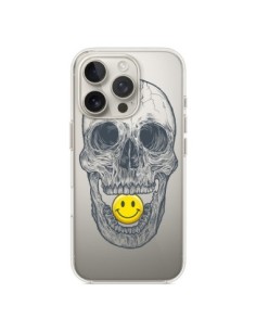 Cover iPhone 16 Pro Teschio Sorriso Trasparente - Rachel...