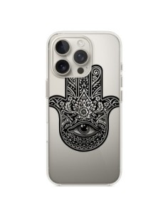 Cover iPhone 16 Pro Hamsa Cinque Dita Mano Cattiva Occhio...