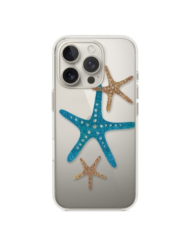 Coque iPhone 16 Pro Etoile de Mer Starfish Transparente - Sylvia Cook