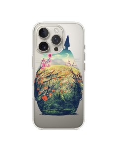 Coque iPhone 16 Pro Totoro Manga Comics Transparente -...