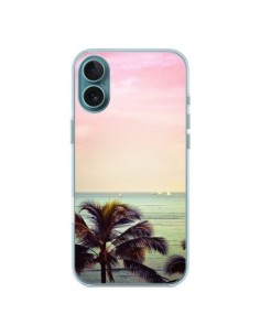 Coque iPhone 16 Plus Sunset Palmier Palmtree - Asano...