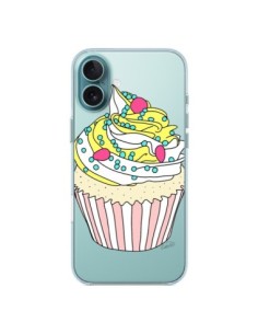 Coque iPhone 16 Plus Cupcake Dessert Transparente - Asano...