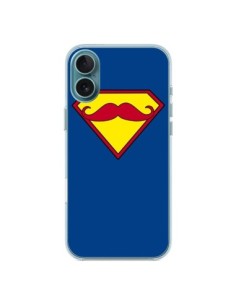 iPhone 16 Plus Case Super Moustache Movember Superman -...