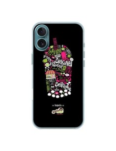 Coque iPhone 16 Plus Bubble Fever Original Flavour Noir -...
