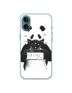 Cover iPhone 16 Plus Panda Cattivo Prigione - Balazs Solti