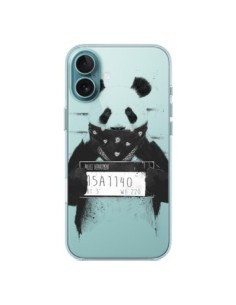 Cover iPhone 16 Plus Panda Cattivo Trasparente - Balazs...