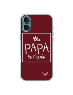 iPhone 16 Plus Case Elected Dad of the Year Red Bordeaux...