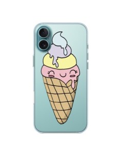 Cover iPhone 16 Plus Gelato Estate Profumo Trasparente -...