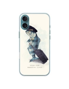 Coque iPhone 16 Plus The Pilot Fish Poisson Pilote - Eric...