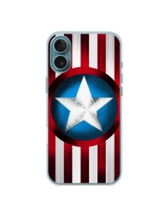 Coque iPhone 16 Plus Captain America Great Defender -...