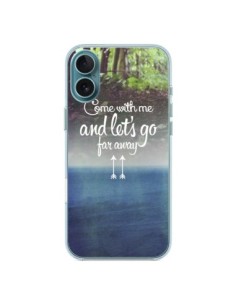Coque iPhone 16 Plus Let's Go Far Away Forest Foret -...