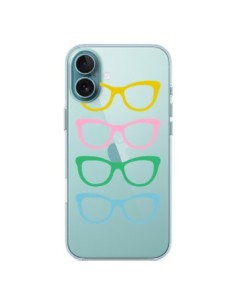 Coque iPhone 16 Plus Sunglasses Lunettes Soleil Couleur...