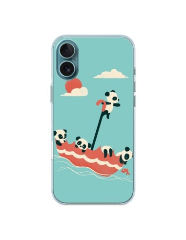 iPhone 16 Plus Case Umbrella floating Panda - Jay Fleck