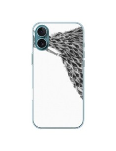 Coque iPhone 16 Plus Peacock Paon Robe Femme - Jenny Liz...