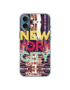 Coque iPhone 16 Plus New York City Buildings - Javier...