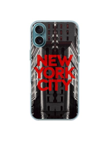iPhone 16 Plus Case New York City Red - Javier Martinez