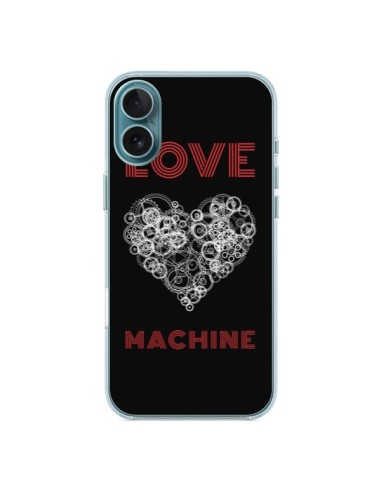 Coque iPhone 16 Plus Love Machine Coeur Amour - Julien Martinez
